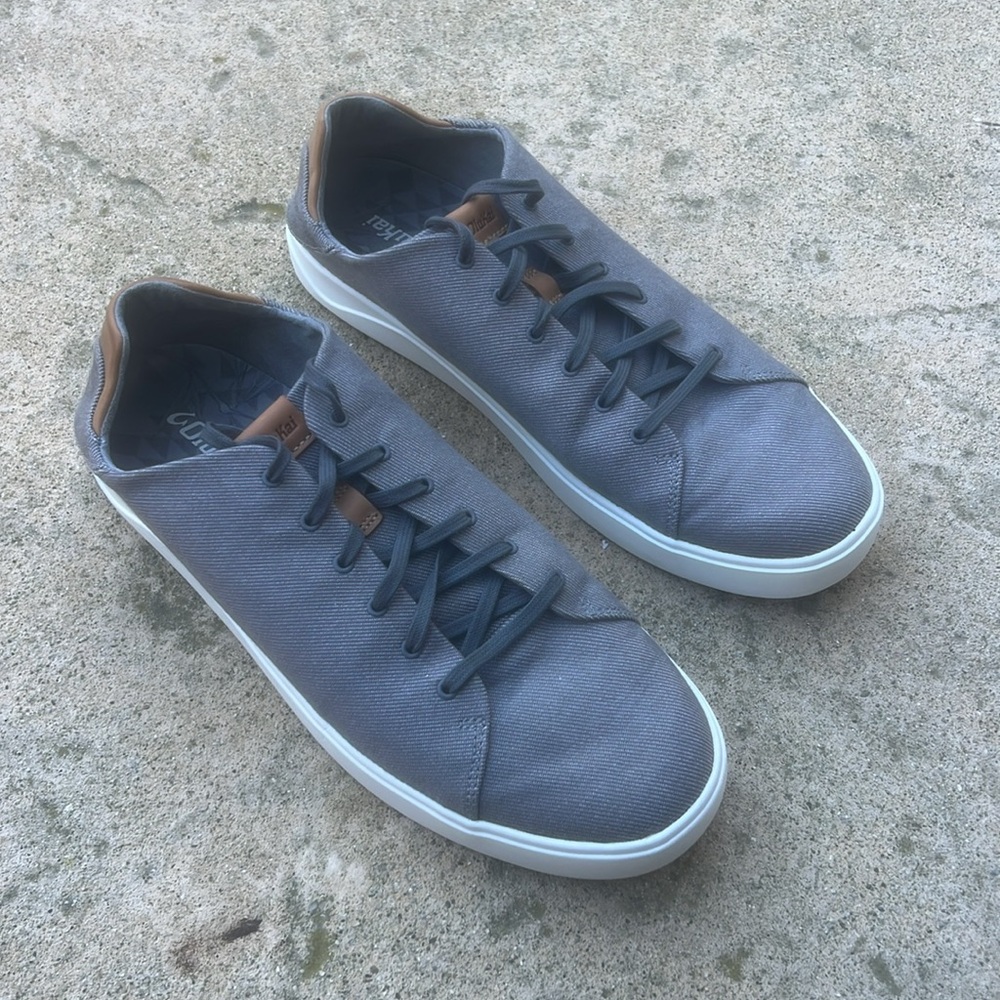 OLUKAI LAE' AHI Li Mens Grey Sneakers Size 13